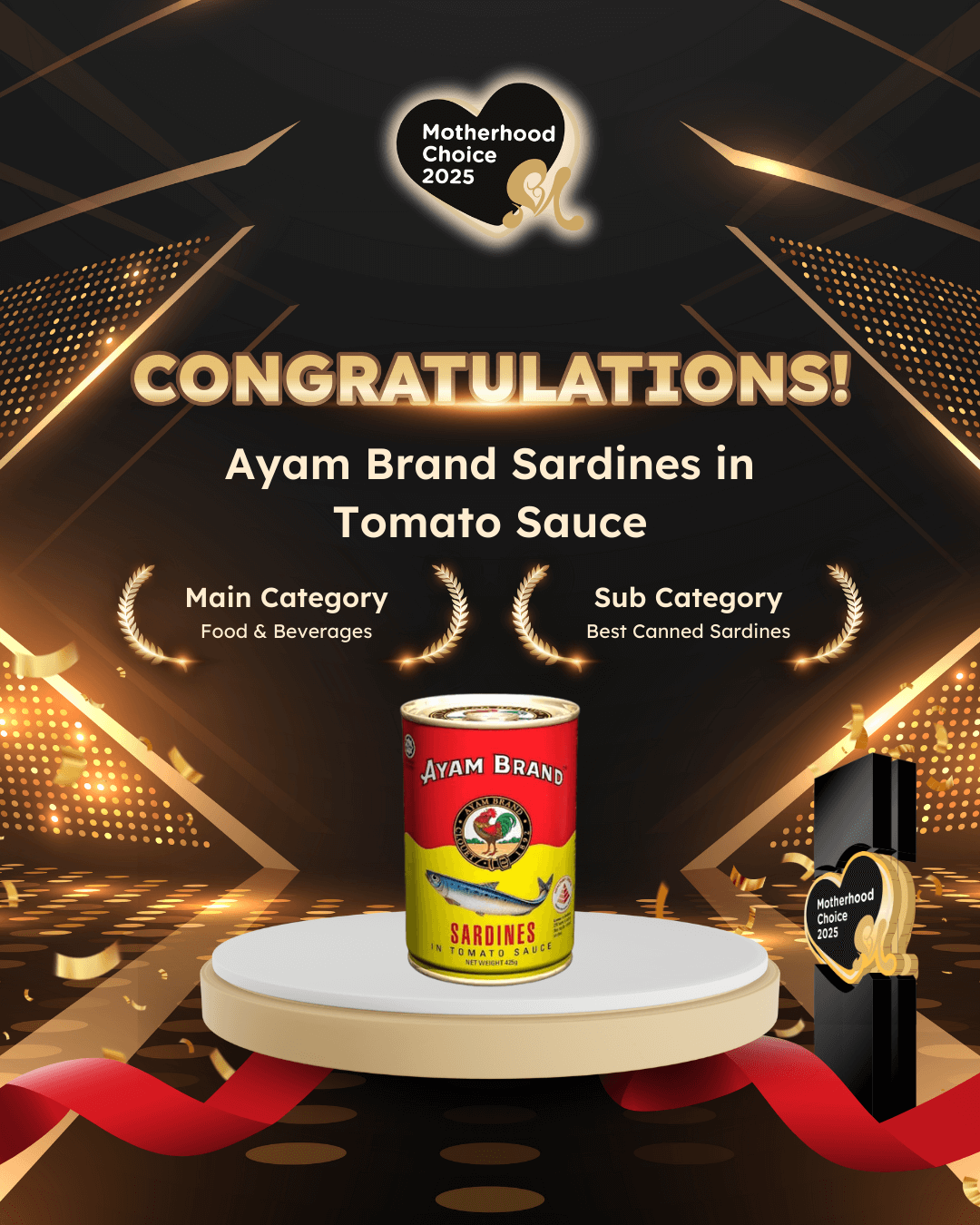 Ayam Brand Sardines in Tomato Sauce
