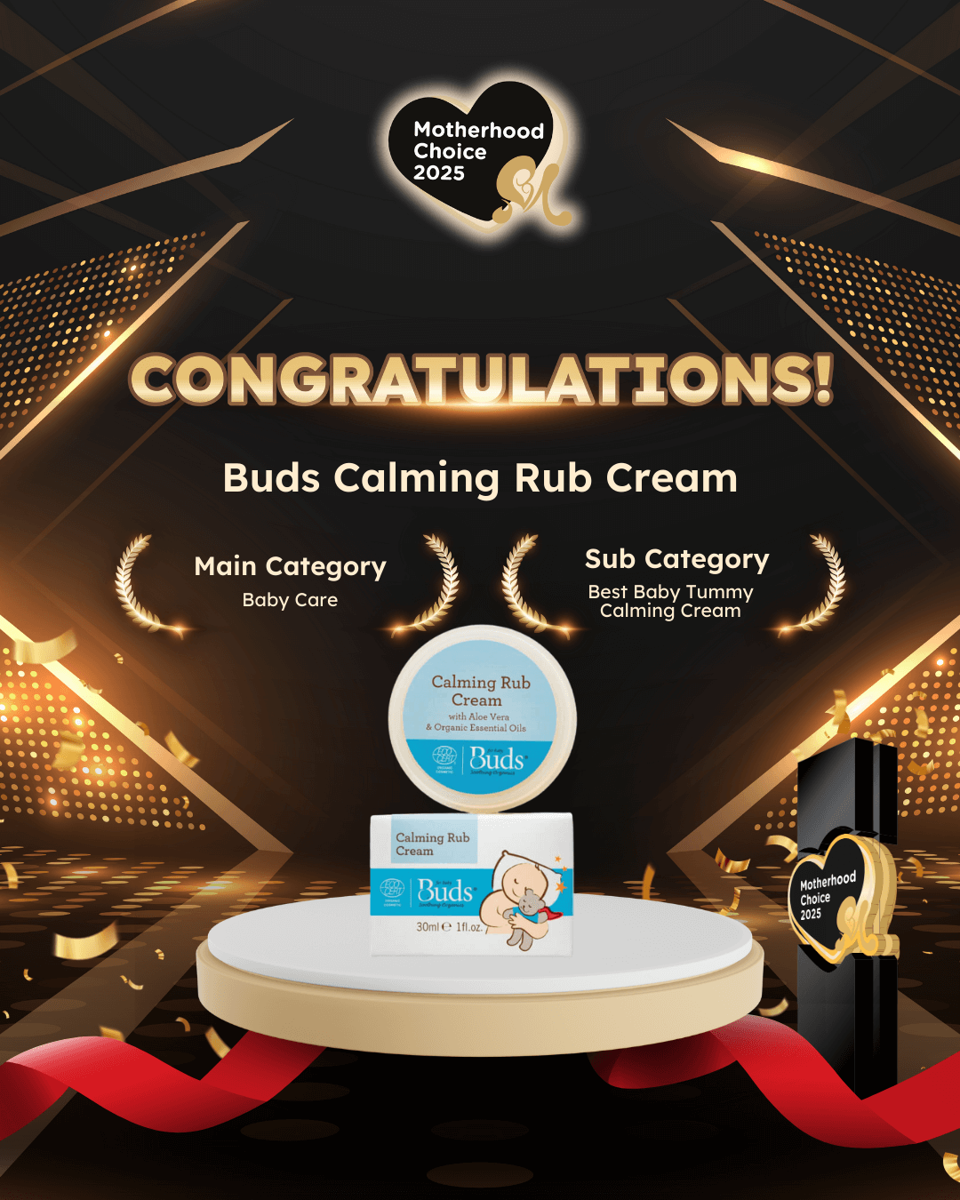 Buds Calming Rub Cream