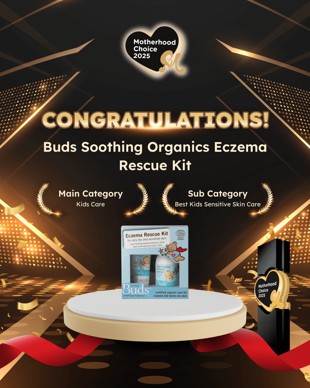 Buds Soothing Organics Eczema Rescue Kit