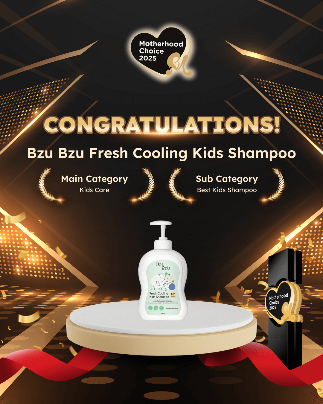 Bzu Bzu Fresh Cooling Kids Shampoo