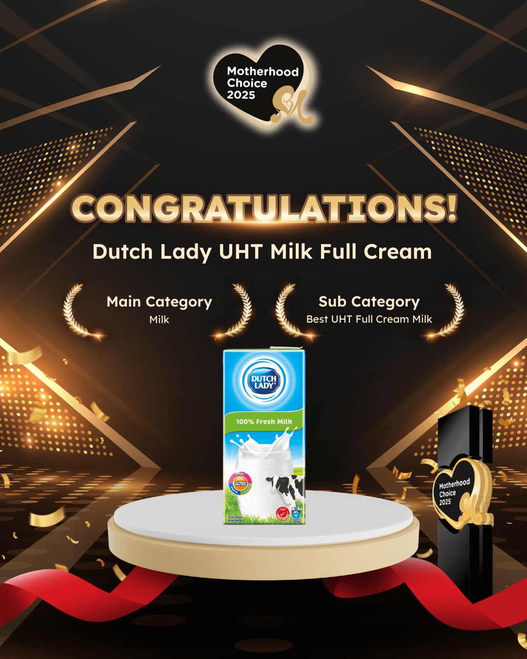 Dutch Lady UHT Milk Full Cream