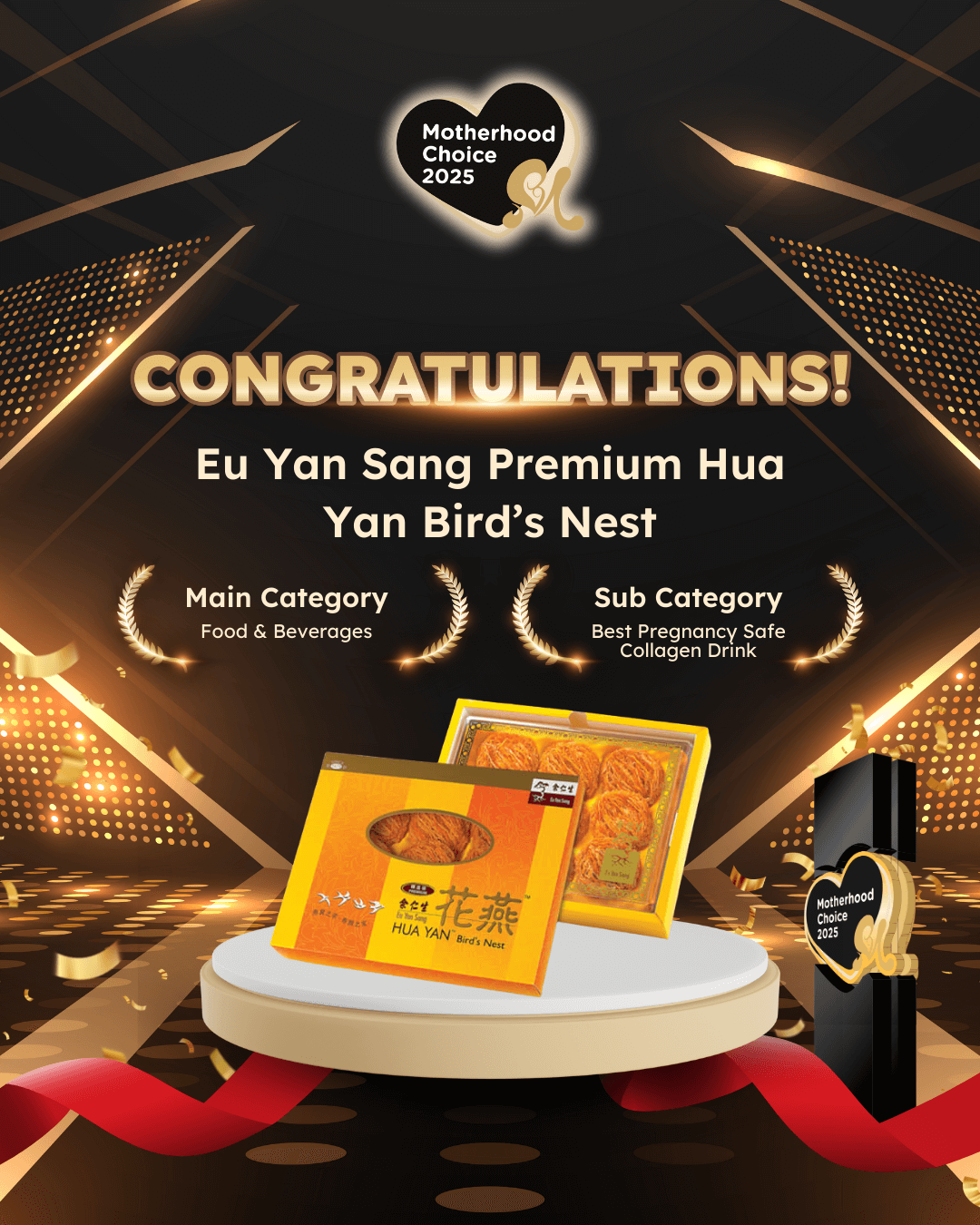 Eu Yan Sang Premium Hua Yan Bird’s Nest 9 Pieces
