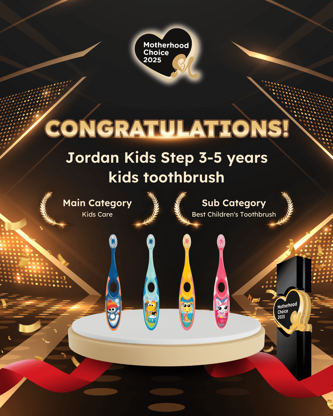 Jordan Kids Step 3-5 years kids toothbrush