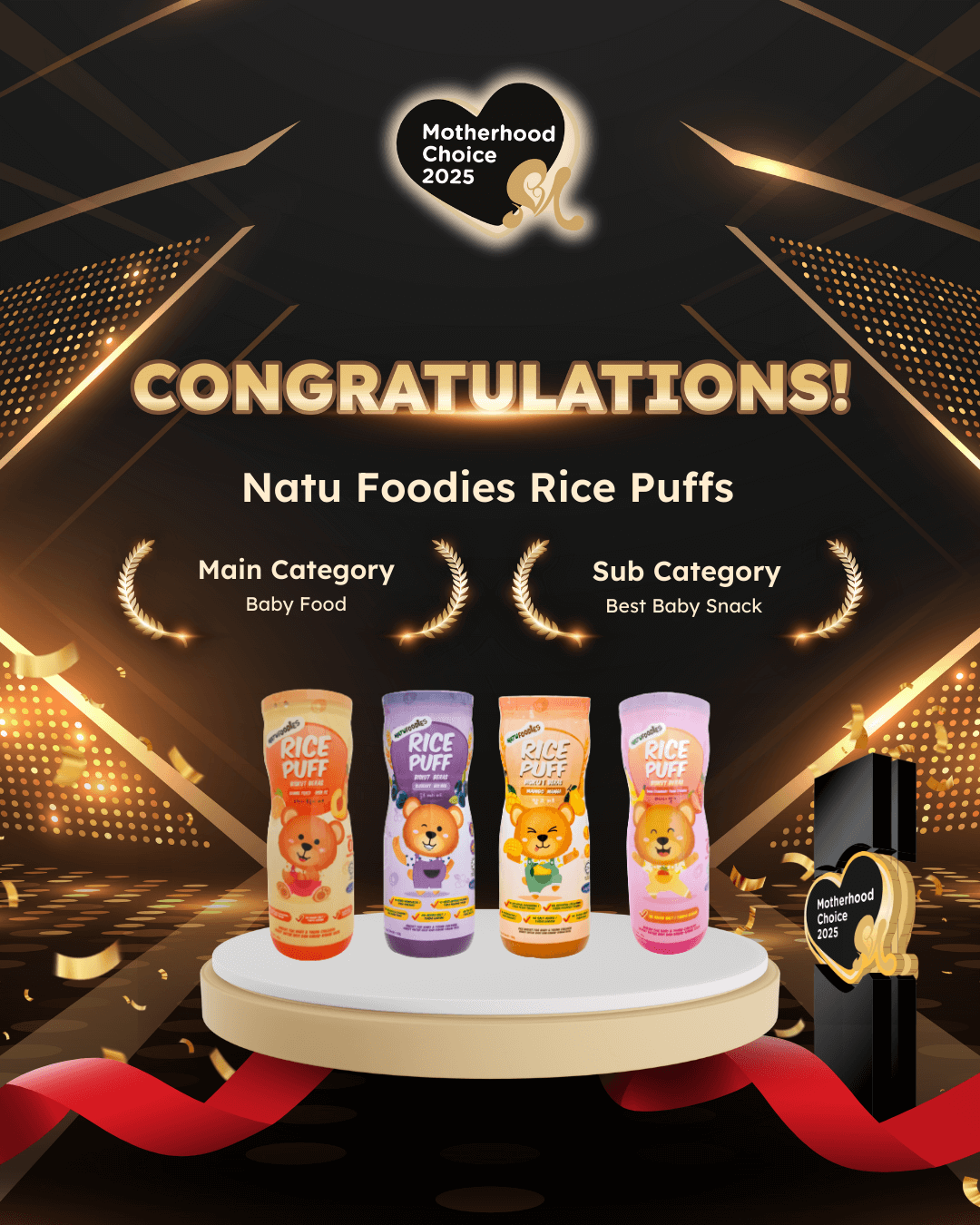 Natu Foodies Rice Puffs