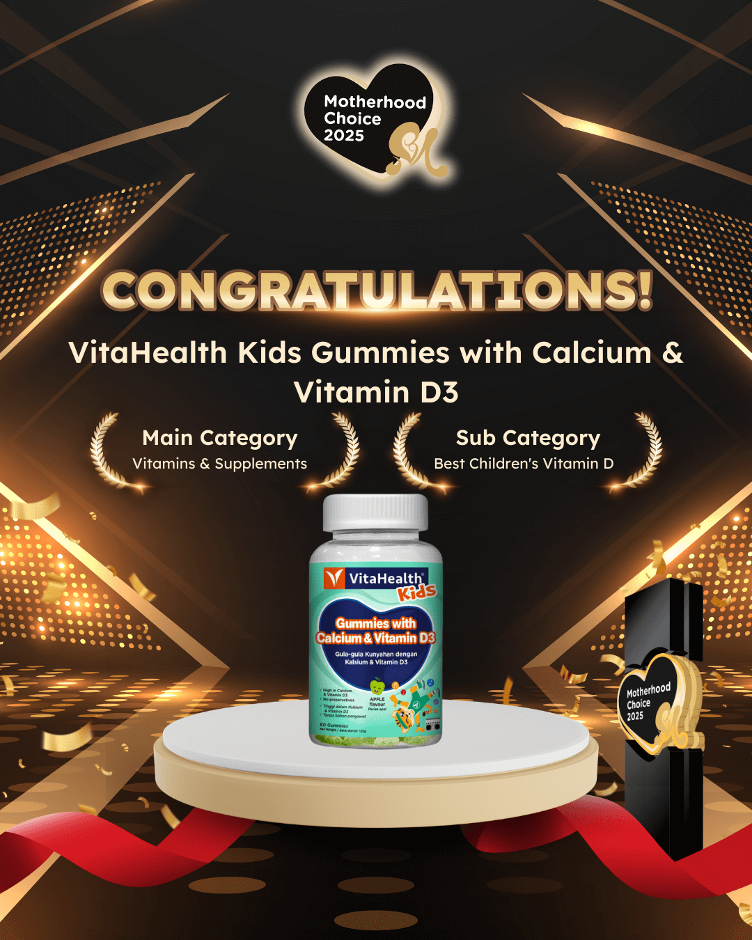 VitaHealth Kids Gummies with Calcium & Vitamin D3
