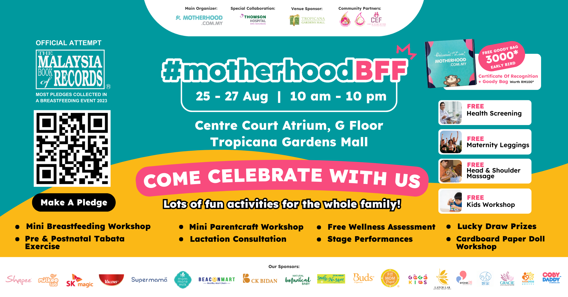 Motherhood Breastfeeding Celebration Event -Empowering Mothers and Promoting Healthy Infants - Oct 2023 | Motherhood Malaysia