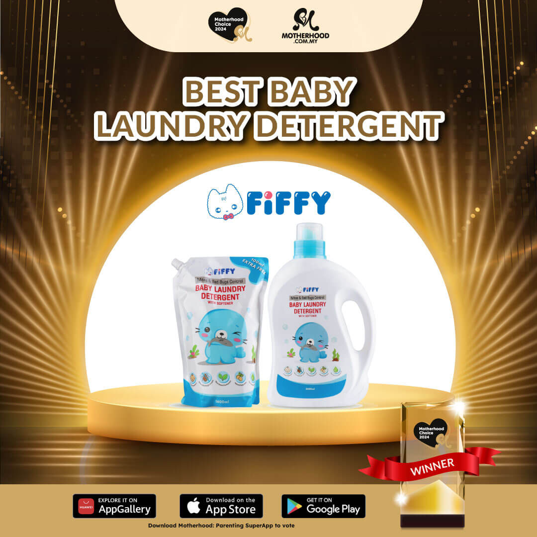 Motherhood Choice Awards 2024 Winner - FiFFY Baby Laundry Detergent