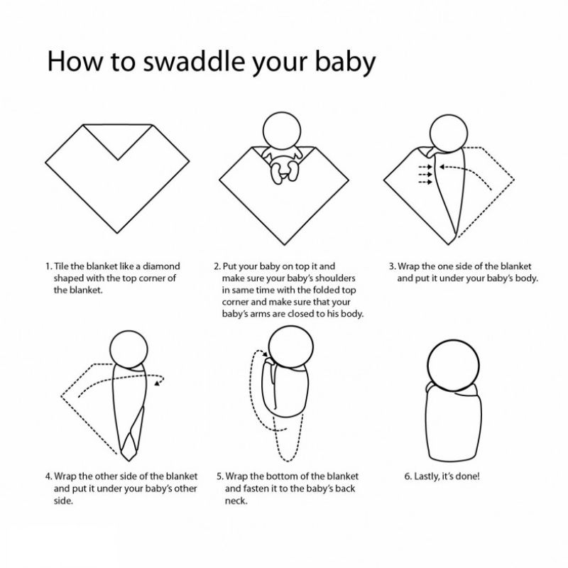 How to swaddle your baby 