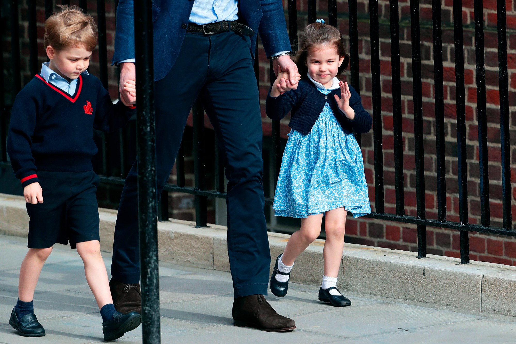 Charlotte and George, the new royal baby older siblings