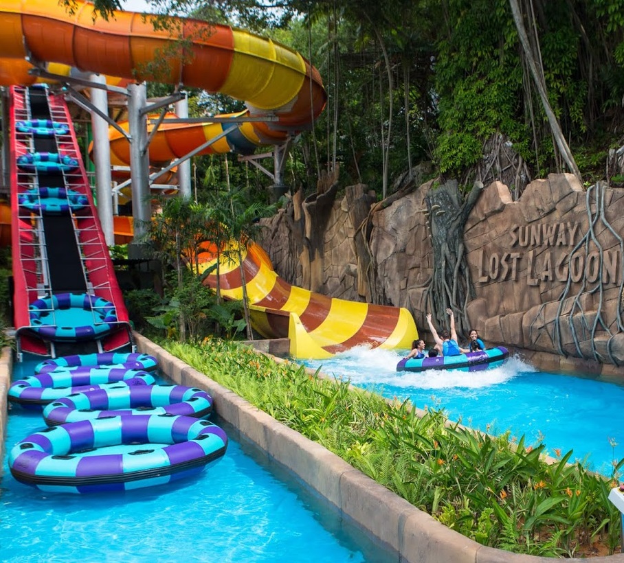 sunway lagoon water ride