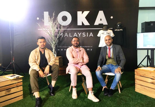 (Far Right) Jack and the team of fashion label LOKA (Image Credit: Jack Johnson)