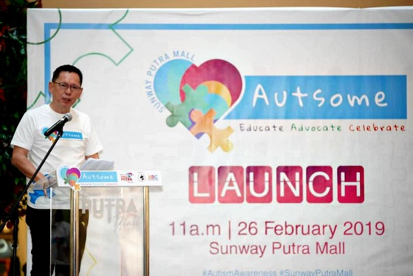 HC Chan, CEO, Sunway Putra Mall, opening the event with his speech.