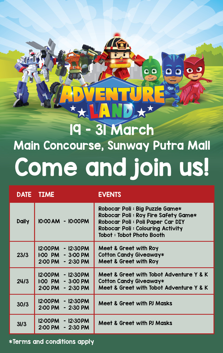 adventure land sunway putra mall