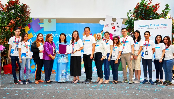 Sunway Putra Mall was awarded the Autism Champions Recognition by NASOM under the Autism Friendly Initiative category.