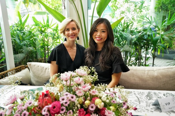 (From left) ASIA PAC Sales and Education Manager Katy Bacon and International Marketing Manager Kathy Tran.