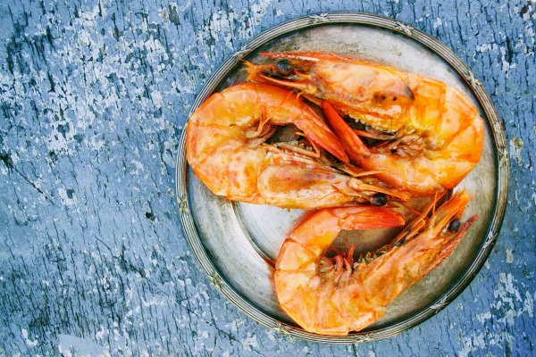 Prawns. Seafood to Conceive