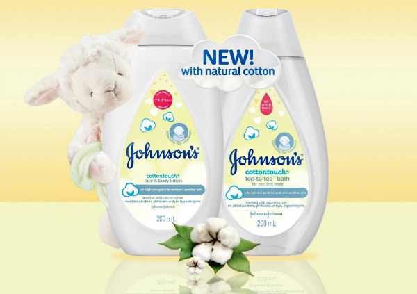 2 bottles of the Cotton Touch range. JOHNSON’S Choose Gentle