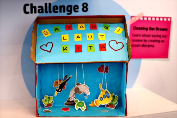 Challenge 8 from the HP Little Maker’s campaign created by students from the winning school, SK Saujana Utama. 