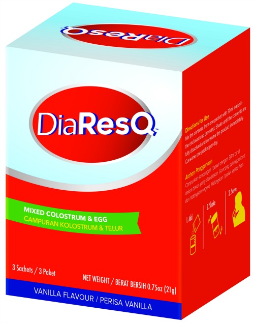 A different kind of diarrhea relief, DiaResQ addresses the underlying issue quickly, not just the symptoms and without unwanted side effects. It is safe for adults and children from as young as one year.