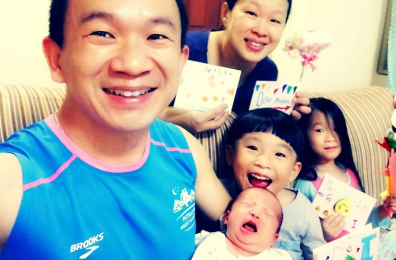 Confinement Daddy Alan Oh and family.