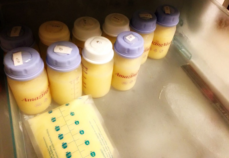 This was the copious supply of breastmilk just two weeks after their second child was born ─ thanks to the wonder of herbs and Mum's persistence at pumping. 