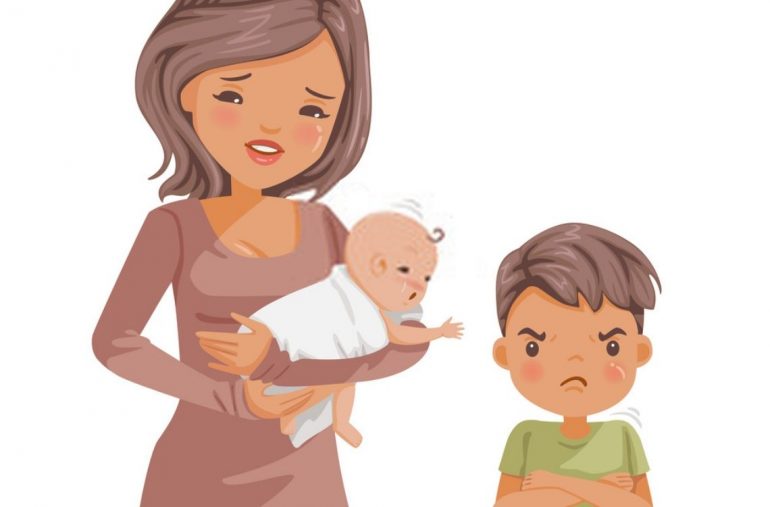 how you help your child to adjust with newborn