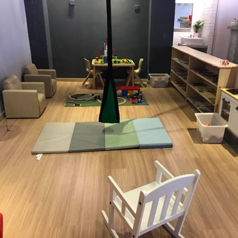Pistachio relax play zone. One of the kid-friendly cafés in KL