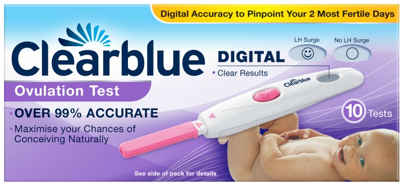 Using Clearblue Digital Ovulation Test, you can get unmistakably clear digital results in 20 to 40 seconds. 