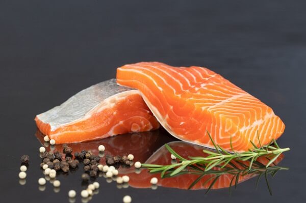 Salmon as iron rich foods for babies