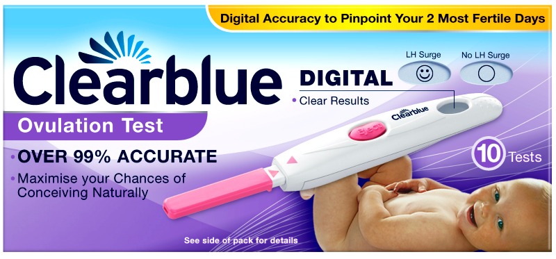 Using Clearblue Digital Ovulation Test, you can get unmistakably clear digital results in three minutes.