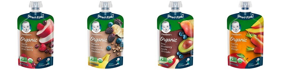 Gerber puree baby food