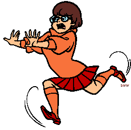 Velma Running Away Because of Fear of Insects