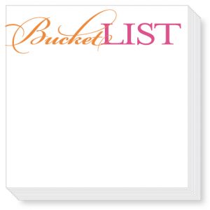 Bucket List Notepad