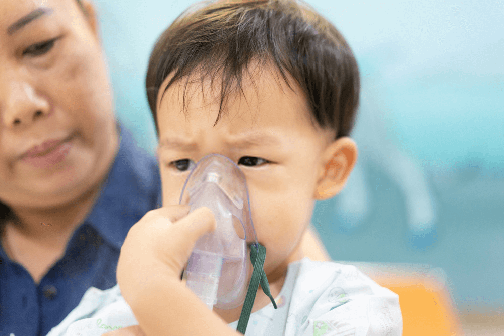 Signs of asthma - wheezing