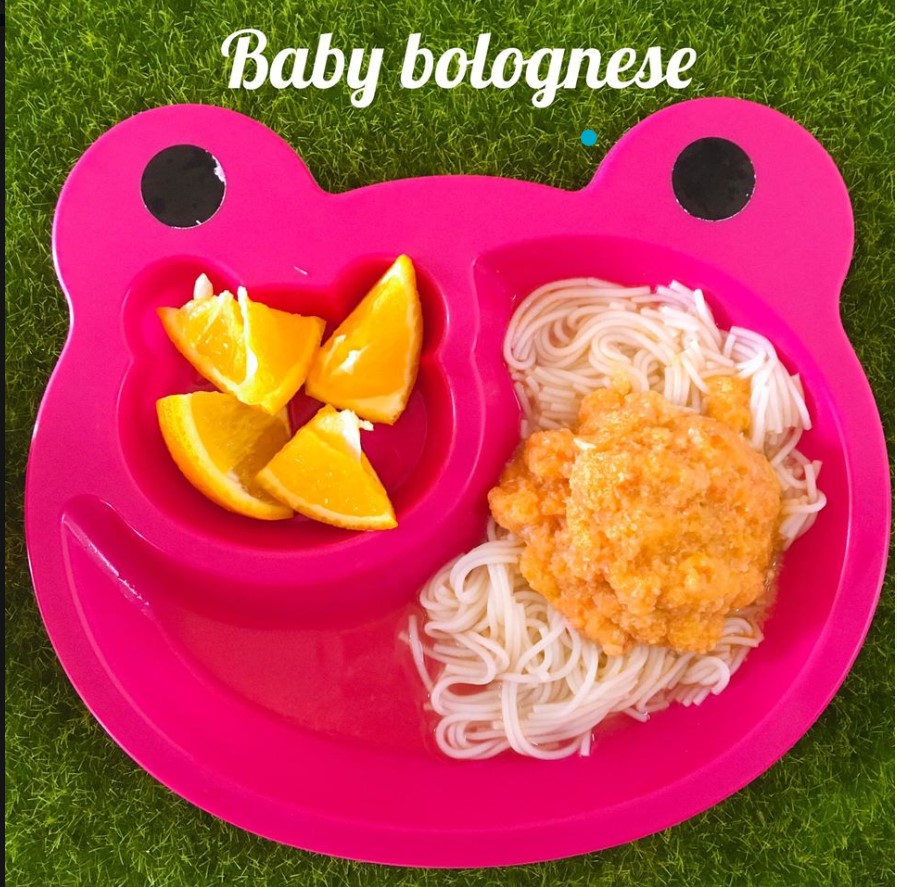 healthy and delicious bolognese for baby