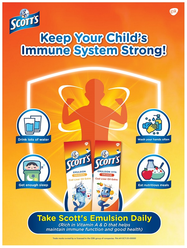 Scott's Emulsion - keep your child's immune system strong