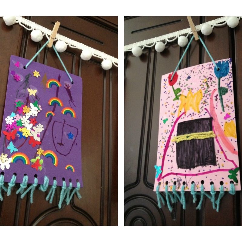 crafty prayer mats for kids