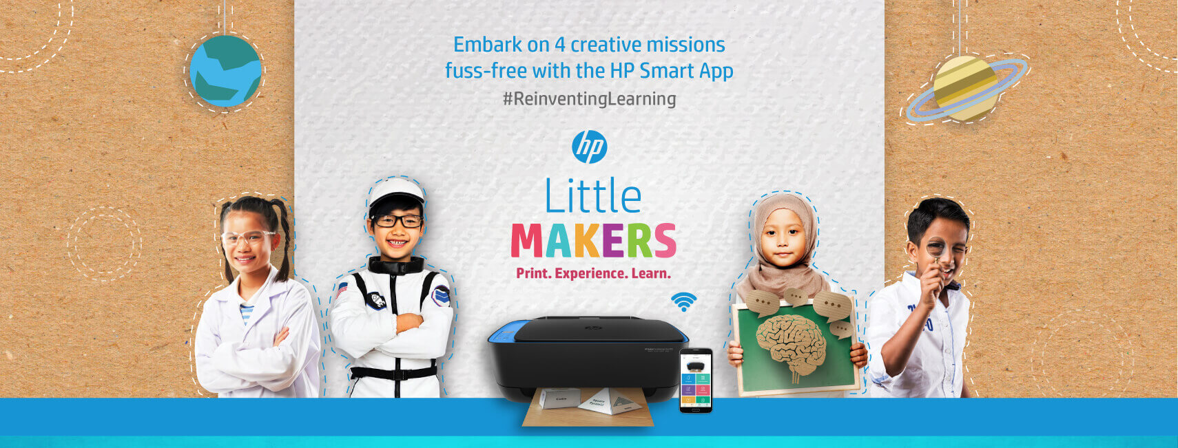 HP Little Makers Challenge. A challenge to print activities.