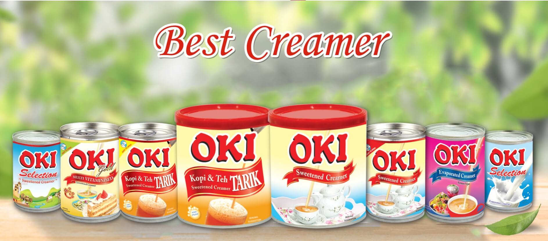Sweet Desserts with OKI Creamers