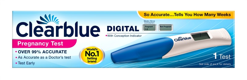 The Clearblue Digital Pregnancy Test with Conception Indicator is the first and only test that is as accurate as an ultrasound scan at dating pregnancy. Its Smart Dual Sensor not only tells you if you're 'Pregnant' or 'Not Pregnant', but also tells you how far along you are.