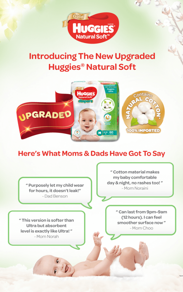 NEW Huggies® Natural Soft Diapers
