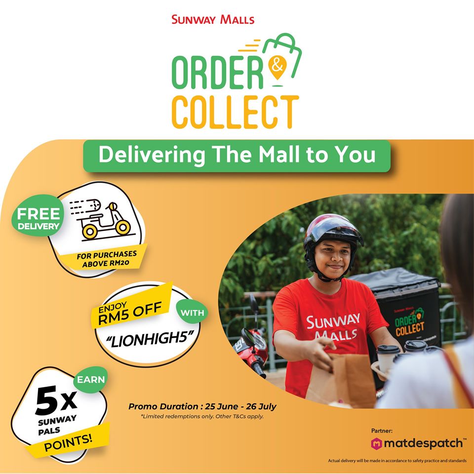 order and collect sunway pyramid