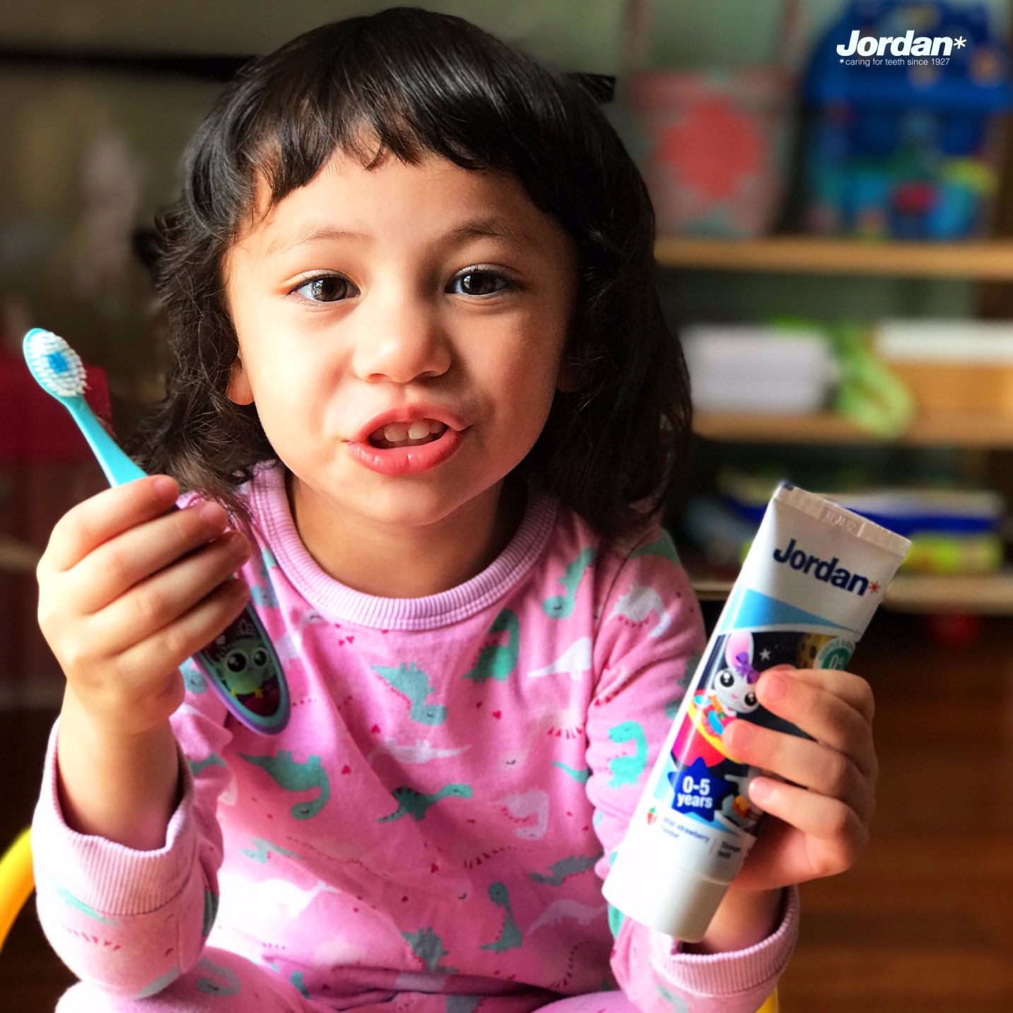 jordan toothbrush and kids' toothpaste