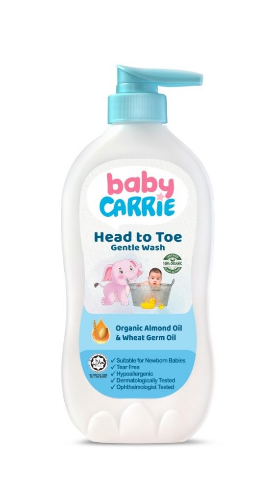 baby CARRIE Head to Toe Gentle Wash for baby bath time 