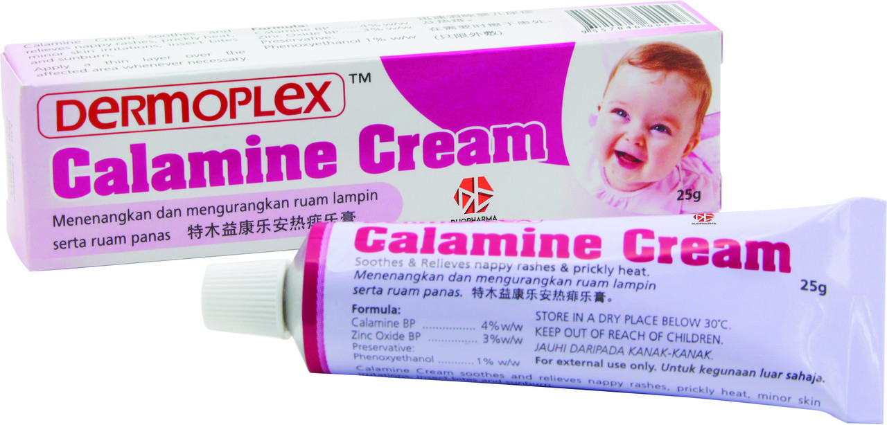 calamine cream dermoplex 
