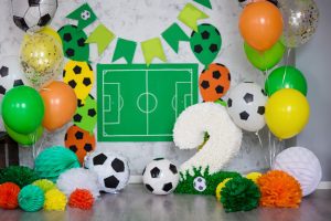 sport decor birthday party