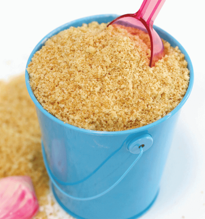 brown sugar sand for messy play