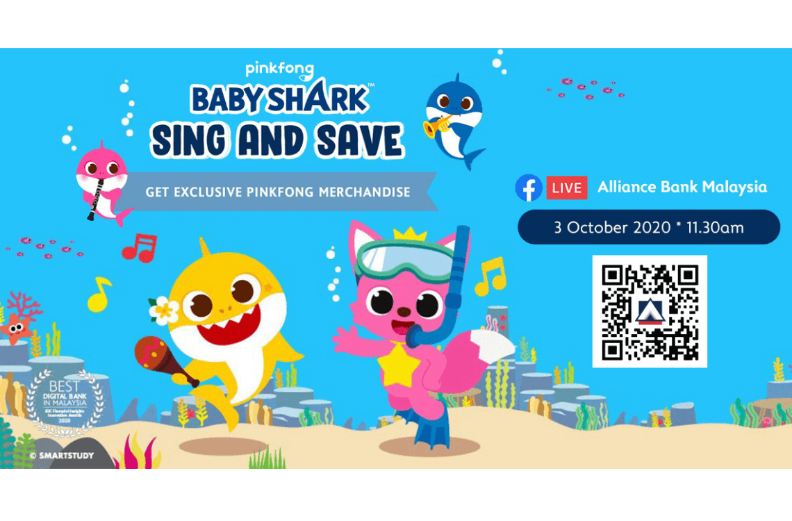 Build Children's Saving Goals with Pinkfong & Baby Shark by Alliance Bank