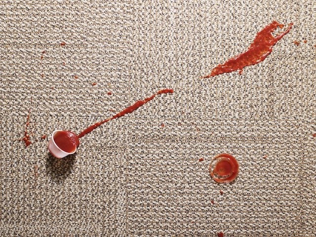 Ketchup Stain On Carpet