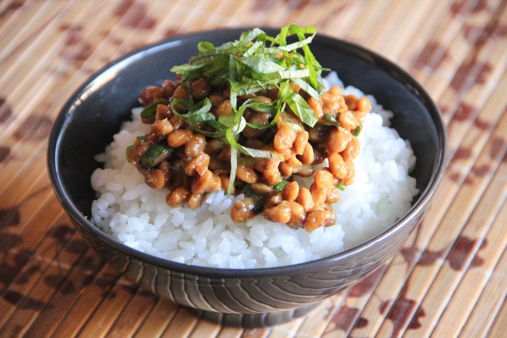 Natto With Rice